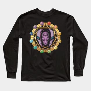 Zodiac Enneagram (rainbow) Long Sleeve T-Shirt